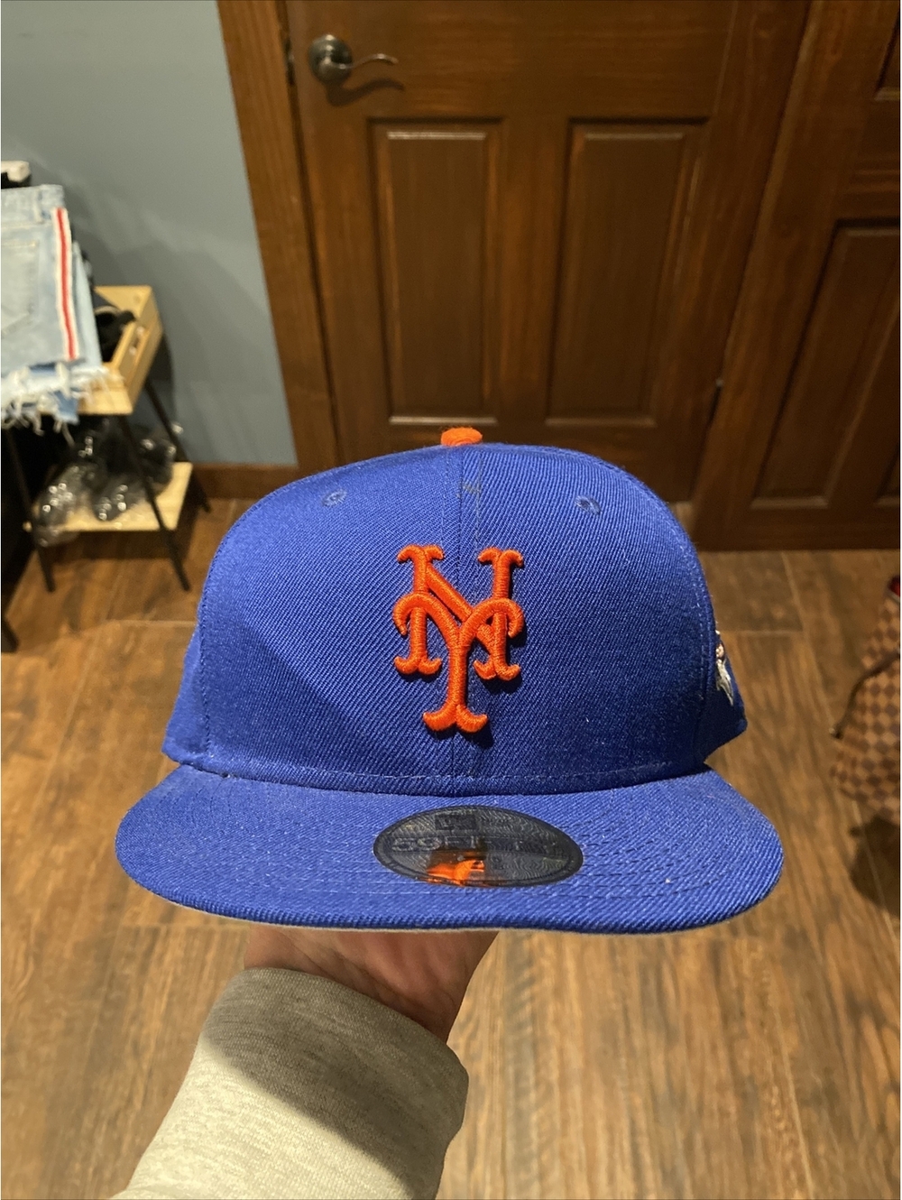 New Era New York Mets 2000 World Series Fitted Hat Size 7 5/8 Wool